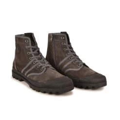 Chaussures de Randonnée Pataugas Authentique - Confort Hivernal Gris-Noir -Pataugas Soldes Boutique 628190 BOOTS HOMME OG M ZIPS H4H GRIS 4WEB