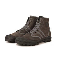 Chaussures de Randonnée Pataugas Authentique - Confort Hivernal Gris-Noir -Pataugas Soldes Boutique 628190 BOOTS HOMME OG M ZIPS H4H GRIS 5web