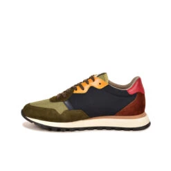 Chaussures de Running Homme - Confort & Style Moderne - Kaki -Pataugas Soldes Boutique 628212 BASKET HOMME ASTATE H4H MIX KAKI 2