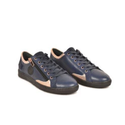 Baskets Femme JESTER - Confort Optimal & Style Élégant - Marine/Rose - Sorties Décontractées -Pataugas Soldes Boutique 628254 BASKET FEMME JESTER MIX F4H MARINE ROSE 4