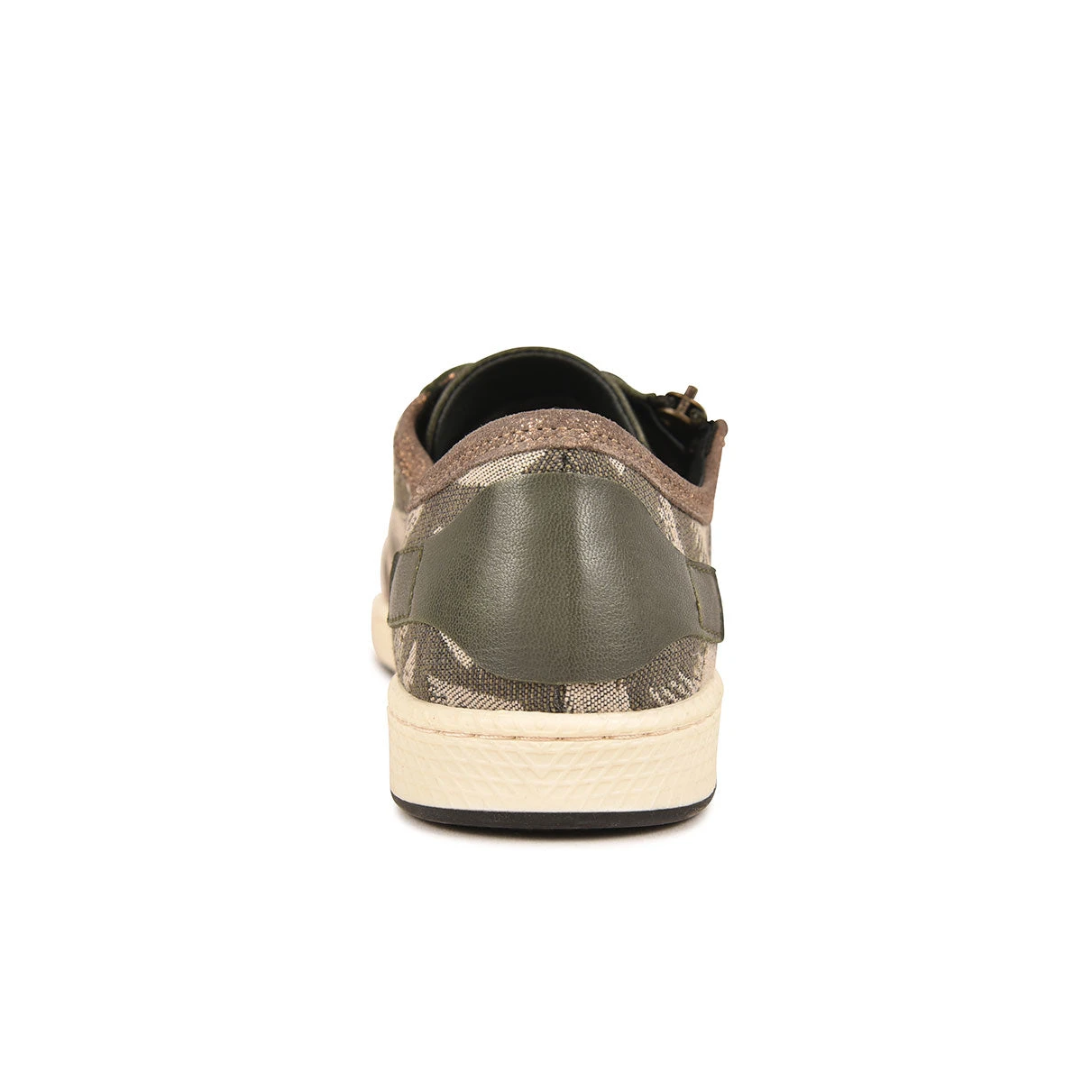 Baskets Femme Éco-responsables Confortables en Cuir Recyclé - Kaki 8 Baskets Femme Éco-responsables Confortables en Cuir Recyclé - Kaki – Image 6