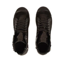 Chaussures Femme en Cuir Effet Serpent - Confort et Style - Noir - Bureau & Soirée -Pataugas Soldes Boutique 628262 BASKET FEMME LATSA V F4H NOIR 6