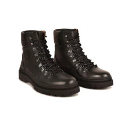 Bottillon Homme NISTOS en Cuir Noir - Montagne & Randonnée - Héritage Pataugas -Pataugas Soldes Boutique 628263 BOOTS HOMME NISTOS G H4H NOIR 4