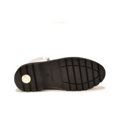 Bottillon NISTOS en Cuir Verni Blanc - Robustesse Montagnard et Style Urbain -Pataugas Soldes Boutique 628264 100 BOOTS FEMME NISTOS V F4H BLANC 8