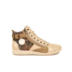 Baskets Femme PALME Beige - Confort Ultime & Semelle Flex - Style Urbain