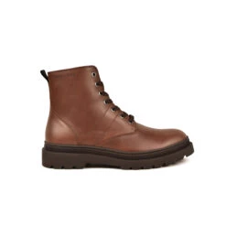 Bottes Homme VASCO - Cuir Robust Marron - Confortable pour Randonnée et Toutes Saisons