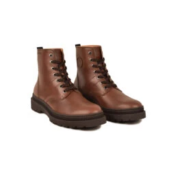 Bottes Homme VASCO - Cuir Robust Marron - Confortable pour Randonnée et Toutes Saisons -Pataugas Soldes Boutique 628275 803 BOOTS HOMME VASCO N H4H CHOCO 4