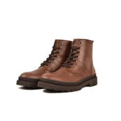 Bottes Homme VASCO - Cuir Robust Marron - Confortable pour Randonnée et Toutes Saisons -Pataugas Soldes Boutique 628275 803 BOOTS HOMME VASCO N H4H CHOCO 5