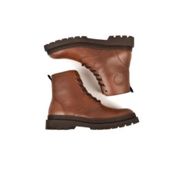 Bottes Homme VASCO - Cuir Robust Marron - Confortable pour Randonnée et Toutes Saisons -Pataugas Soldes Boutique 628275 803 BOOTS HOMME VASCO N H4H CHOCO 6