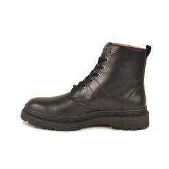 Bottes Homme en Cuir Noir - Confort Élégant pour Ville et Randonnée - Noir -Pataugas Soldes Boutique 628275 BOOTS HOMME VASCO N H4H NOIR 3