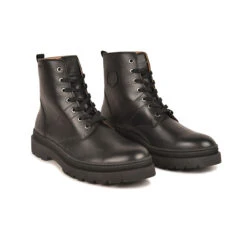 Bottes Homme en Cuir Noir - Confort Élégant pour Ville et Randonnée - Noir -Pataugas Soldes Boutique 628275 BOOTS HOMME VASCO N H4H NOIR 4