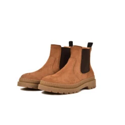 Chaussures Chelsea en Cuir Suédé - Confort Léger et Style Urbain - Châtaigne -Pataugas Soldes Boutique 628279 755 BOOTS FEMME VITUS NU F4H CHATAIGNE 5