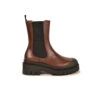 Bottes Tout-Terrain Femme Confortables en Cuir Chocolat - Randonnée et Aventure -Pataugas Soldes Boutique 628291 BOOTS FEMME AINIOA CH N F4H CHOCO 1
