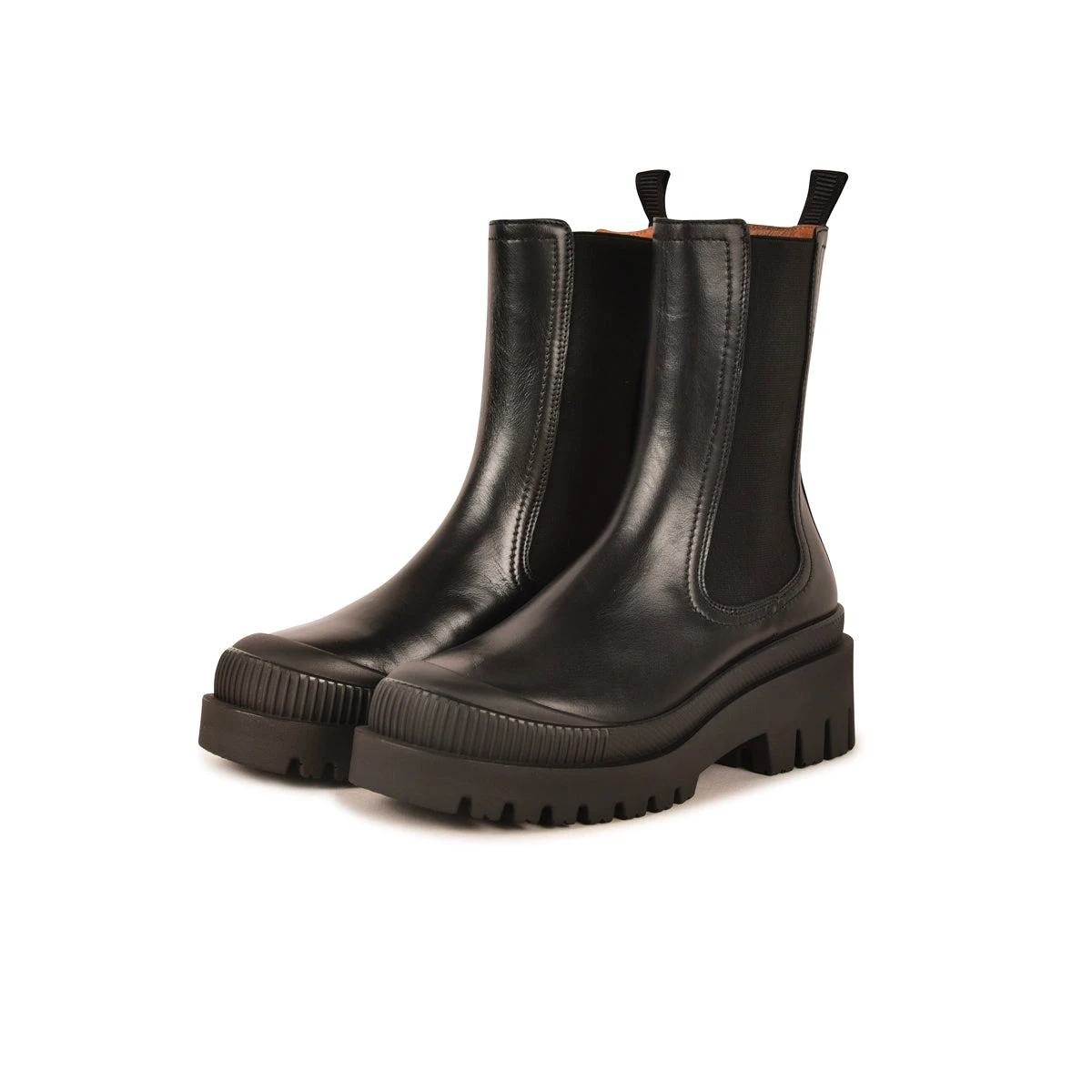 Bottes Femme AINOA en Cuir Noir - Confort Tout-Terrain pour Ville et Nature 6 Bottes Femme AINOA en Cuir Noir - Confort Tout-Terrain pour Ville et Nature – Image 4