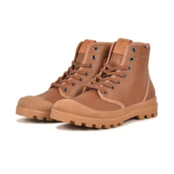 Bottes en Cuir Italien - Confortable et Durable pour Toutes Occasions - Camel -Pataugas Soldes Boutique 628301 BOOTS FEMME AUTHENTIQUE M G F4H CARAMEL 5