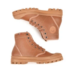 Bottes en Cuir Italien - Confortable et Durable pour Toutes Occasions - Camel -Pataugas Soldes Boutique 628301 BOOTS FEMME AUTHENTIQUE M G F4H CARAMEL 6