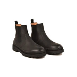 Chaussures Homme Chelsea Boots Vitus - Cuir Waxé Déperlant Noir - Style Urbain -Pataugas Soldes Boutique 628317 850 BOOTS FEMME VITUS W F4H NOIR 4 795aa940 ec9e 4b83 ac61 5cad145334bd
