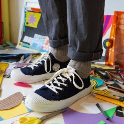 Baskets Homme ETCHE - Confortable & Polyvalent - Bleu Marine 10 Baskets Homme ETCHE - Confortable & Polyvalent - Bleu Marine -Pataugas Soldes Boutique 7