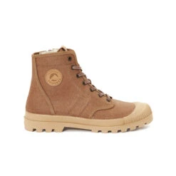 Chaussures de Randonnée Confortables en Toile Waxée - Caramel pour Montagne