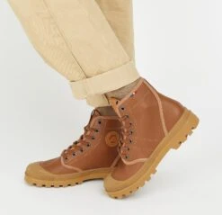 Bottes en Cuir Italien - Confortable et Durable pour Toutes Occasions - Camel -Pataugas Soldes Boutique AUTHMGF4H628301753 CARAMEL