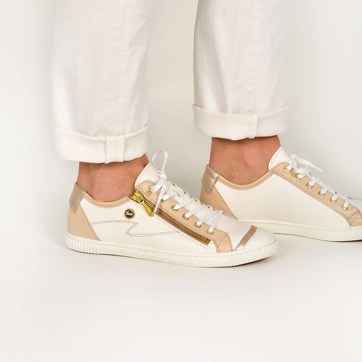 Chaussures Urbaines Confortables Pataugas BAHIA F2G - Cuir Blanc 4 Chaussures Urbaines Confortables Pataugas BAHIA F2G - Cuir Blanc – Image 2