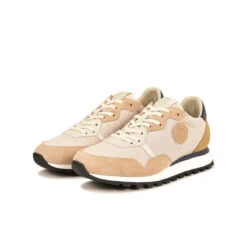 Chaussures de Running Tout-Terrain Confortables Beige - Pataugas ASTATE pour Randonnée Estivale -Pataugas Soldes Boutique BASKET FEMME ASTATE MIXS F4I NUDE 628515 302 5