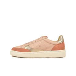 Baskets Femme BASALTE - Confort Optimal - Look Élégant - Beige Rosé/Doré -Pataugas Soldes Boutique BASKET FEMME BASALT F2H NUDE DORE 3