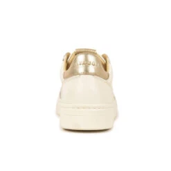 Baskets Basses Femme Confortables en Cuir Blanc - Style Moderne - Ville & Voyage -Pataugas Soldes Boutique BASKET FEMME BASALT NME F2H OFFWHITE DORE 7 b34a2cd2 d559 4257 9519 5bc850d9147a