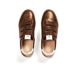 Chaussures de Ville BASALTE en Cuir Bronze - Confort Optimal pour Style Urbain -Pataugas Soldes Boutique BASKET FEMME BASALT S M F4I BRONZE 628517 804 6