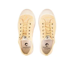 Baskets Femme Confortables en Toile Jacquard - Voyages et Tenues Estivales - Jaune -Pataugas Soldes Boutique BASKET FEMME ETCHE L MF F2I JAUNE 628374 200 6