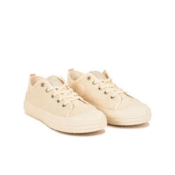 Baskets Femme Écologiques en Coton Recyclé - Confort Ultime - Écru 12 Baskets Femme Écologiques en Coton Recyclé - Confort Ultime - Écru -Pataugas Soldes Boutique BASKET FEMME ETCHE L TI F2I ECRU 628363 103 4