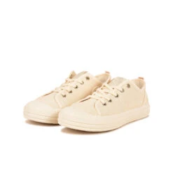 Baskets Femme Écologiques en Coton Recyclé - Confort Ultime - Écru 11 Baskets Femme Écologiques en Coton Recyclé - Confort Ultime - Écru -Pataugas Soldes Boutique BASKET FEMME ETCHE L TI F2I ECRU 628363 103 5