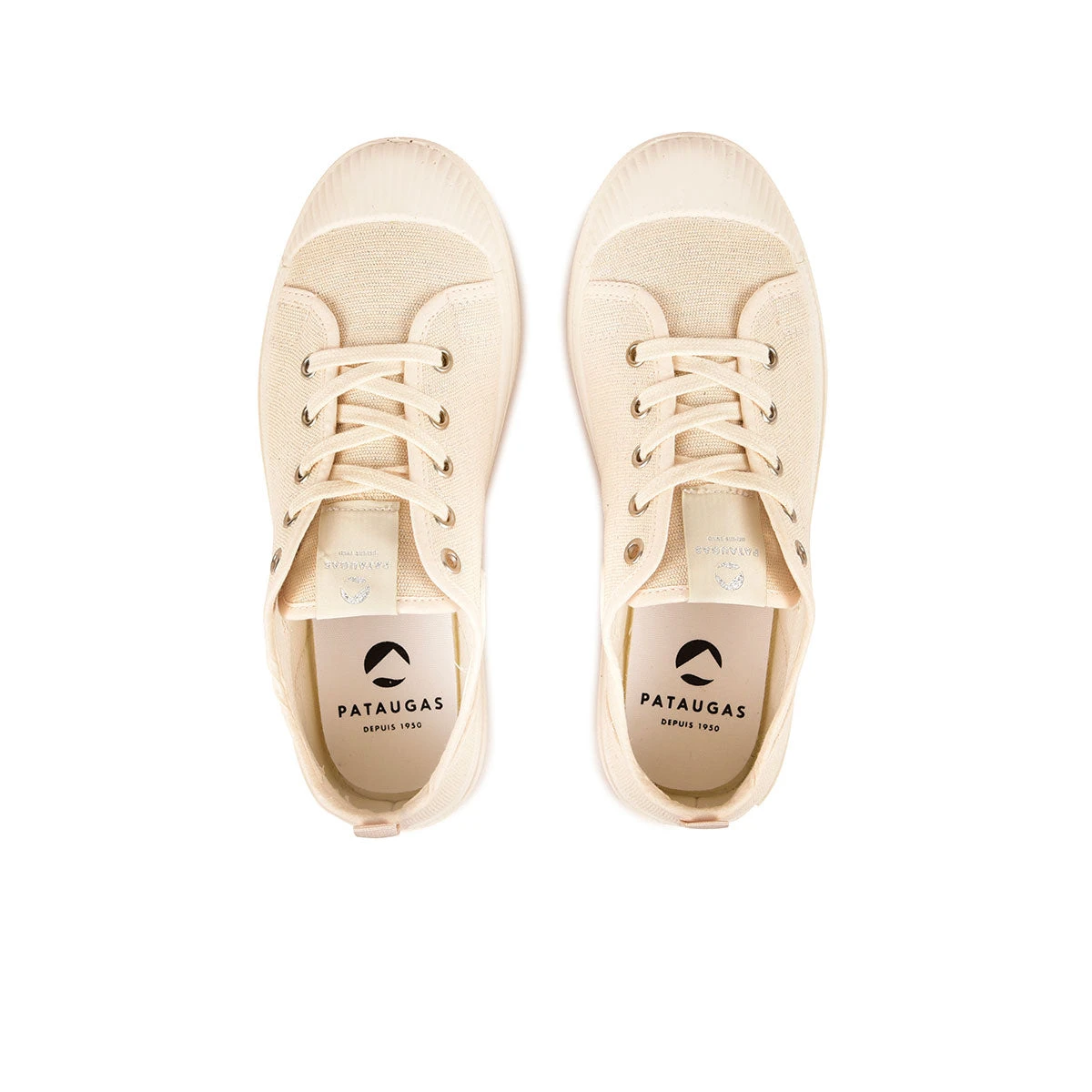 Baskets Femme Écologiques en Coton Recyclé - Confort Ultime - Écru 7 Baskets Femme Écologiques en Coton Recyclé - Confort Ultime - Écru – Image 5