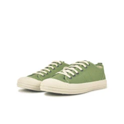 Baskets Homme ETCHE en Coton Recyclé - Confort Ultime - Kaki -Pataugas Soldes Boutique BASKET FEMME ETCHE L T H2H KAKI 5