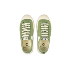 Baskets Homme ETCHE en Coton Recyclé - Confort Ultime - Kaki -Pataugas Soldes Boutique BASKET FEMME ETCHE L T H2H KAKI 6