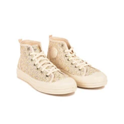 Baskets Femme en Coton Recyclé - Confort Supérieur & Écologique - Lilas -Pataugas Soldes Boutique BASKET FEMME ETCHE M BCL F2I LILAS 628365 303 4