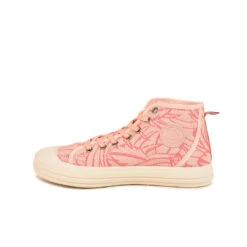 Baskets Femme ETCHE - Confortable, Léger en Coton Recyclé - Rose - Escapades Estivales -Pataugas Soldes Boutique BASKET FEMME ETCHE M MF F2I ROSE 628367 300 3