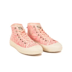 Baskets Femme ETCHE - Confortable, Léger en Coton Recyclé - Rose - Escapades Estivales -Pataugas Soldes Boutique BASKET FEMME ETCHE M MF F2I ROSE 628367 300 4