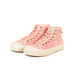 Baskets Femme ETCHE - Confortable, Léger en Coton Recyclé - Rose - Escapades Estivales -Pataugas Soldes Boutique BASKET FEMME ETCHE M MF F2I ROSE 628367 300 5
