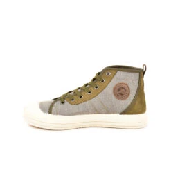 Pataugas Soldes Boutique -Pataugas Soldes Boutique BASKET FEMME ETCHE M MIXTC F4I KAKI 628485 554 3