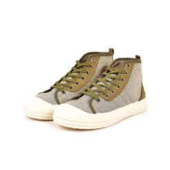 Baskets Femme ETCHE - Confort Ultime, Style Kaki pour Toutes Saisons - Ville & Aventure -Pataugas Soldes Boutique BASKET FEMME ETCHE M MIXTC F4I KAKI 628485 554 5