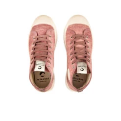 Baskets Femme Pataugas ETCHE - Confort Velours Tie & Dye, Vieux Rose -Pataugas Soldes Boutique BASKET FEMME ETCHE M TD F4I VIEUX ROSE 628489 305 6