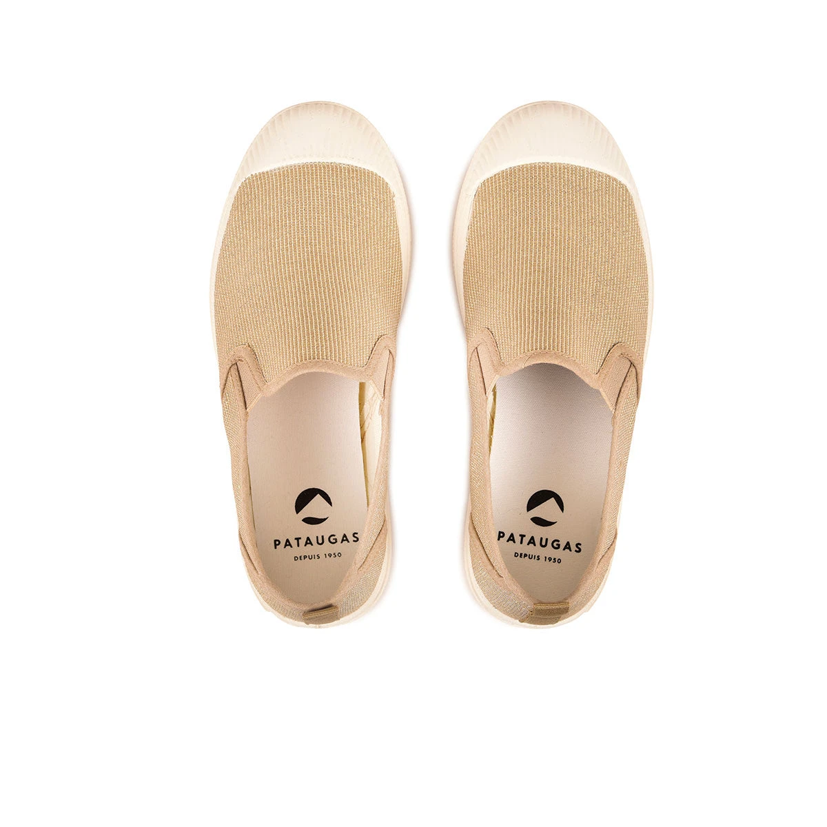 Baskets Slip-On Confortables en Coton Recyclé - Beige - Pour Aventures Quotidiennes 7 Baskets Slip-On Confortables en Coton Recyclé - Beige - Pour Aventures Quotidiennes – Image 5