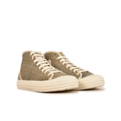 Baskets Femme en Coton Recyclé - Confort Urbain & Éco-Responsable - Noir -Pataugas Soldes Boutique BASKET FEMME HAUTE OGSNKM IRI F2H NOIR 5