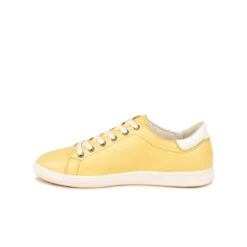 Baskets Femme en Cuir Jaune - Confort Optimal pour Usage Quotidien -Pataugas Soldes Boutique BASKET FEMME JAYO N F2I JAUNE 628442 200 3