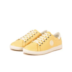 Baskets Femme en Cuir Jaune - Confort Optimal pour Usage Quotidien -Pataugas Soldes Boutique BASKET FEMME JAYO N F2I JAUNE 628442 200 5