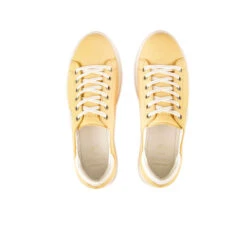 Baskets Femme en Cuir Jaune - Confort Optimal pour Usage Quotidien -Pataugas Soldes Boutique BASKET FEMME JAYO N F2I JAUNE 628442 200 6