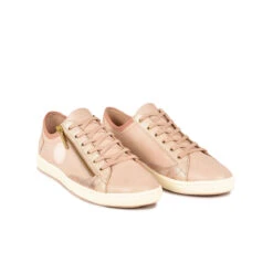 Baskets Femme en Cuir Rose - Confort Léger pour Balades Estivales -Pataugas Soldes Boutique BASKET FEMME JESTER MIX F2H ROSE 628069 300 4