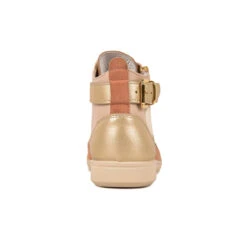 Basket Femme Confortable Semelle Flex - Beige Rosé/Doré pour Marche et Ville 12 Basket Femme Confortable Semelle Flex - Beige Rosé/Doré pour Marche et Ville -Pataugas Soldes Boutique BASKET FEMME PALME MIX F2H NUDE DORE 7