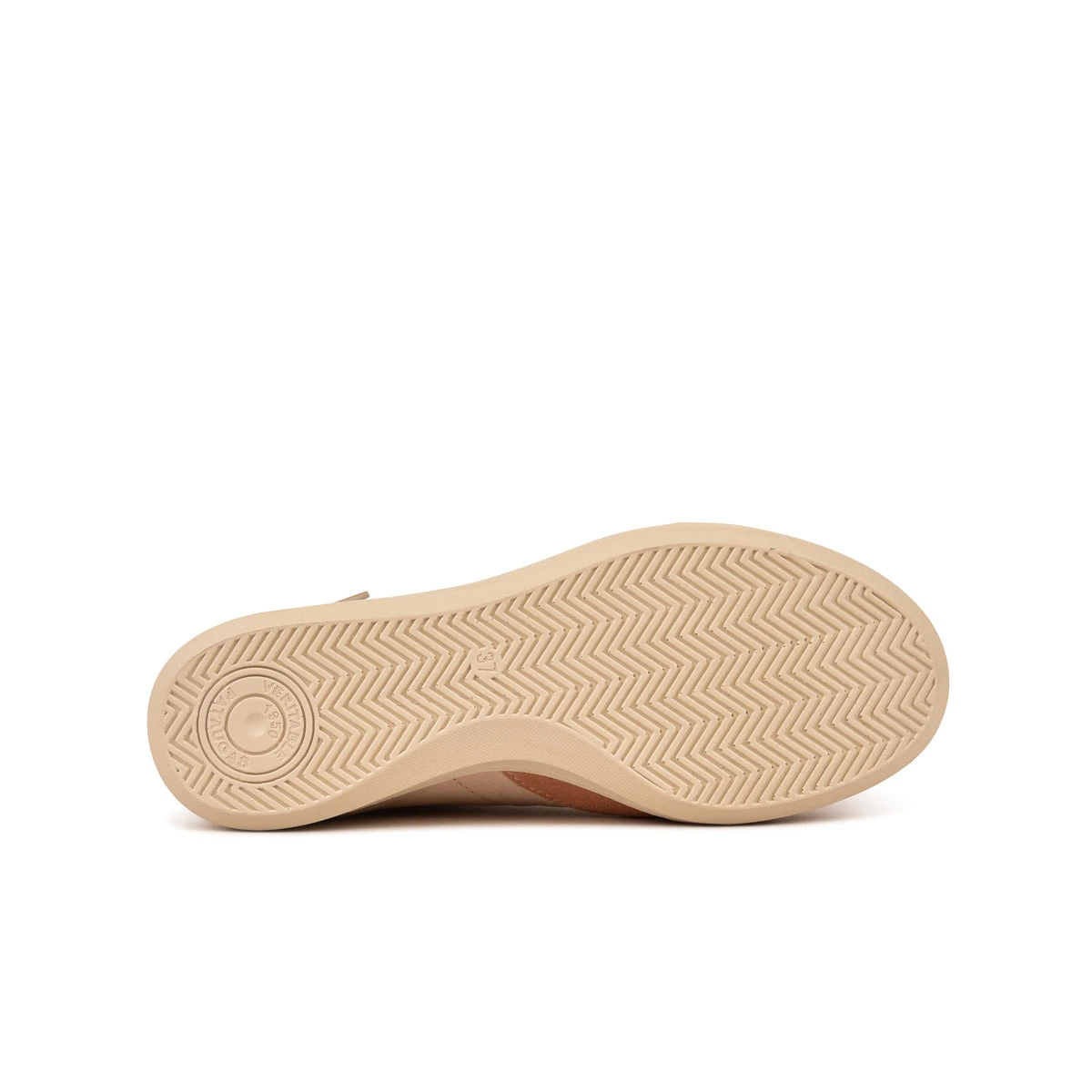 Basket Femme Confortable Semelle Flex - Beige Rosé/Doré pour Marche et Ville 8 Basket Femme Confortable Semelle Flex - Beige Rosé/Doré pour Marche et Ville – Image 6